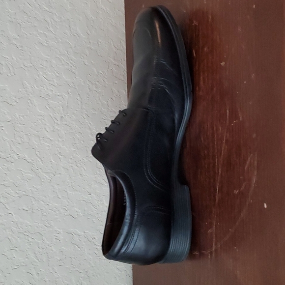 EUC. Florsheim 13016-001 Comfortech Black Leather Square Toe Oxfords Men… - Picture 9 of 10